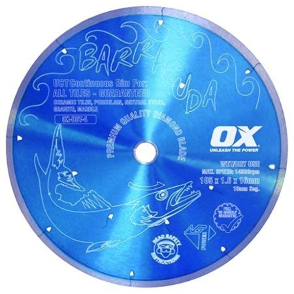 Ox Tools Ultimate Cuts All Tiles 7'' Diamond Blade - 5/8'' Bore OX-UCT-7
